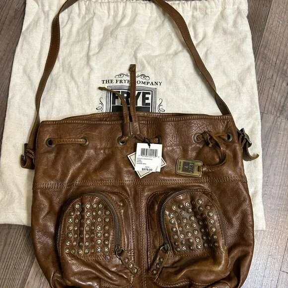 Frye Brooke Studded Drawstring Bucket Bag - Picture 2 of 5
